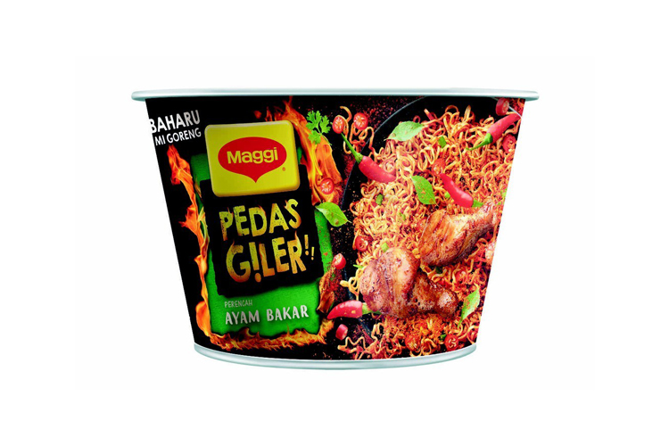 MAGGI PEDAS GILER MI GORENG PERISA AYAM BAKAR 98G